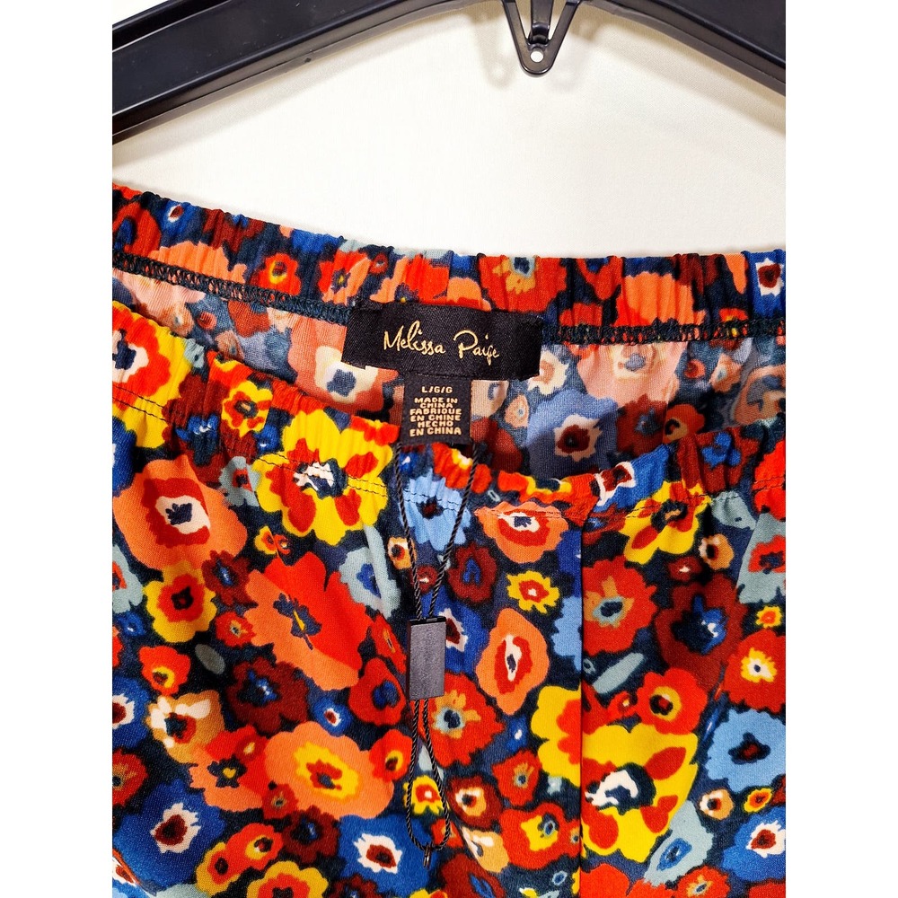 Melissa Paige Women's Floral Stretch Pants Large - Picture 5 of 5